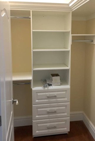 Melamine With Crown Moulding